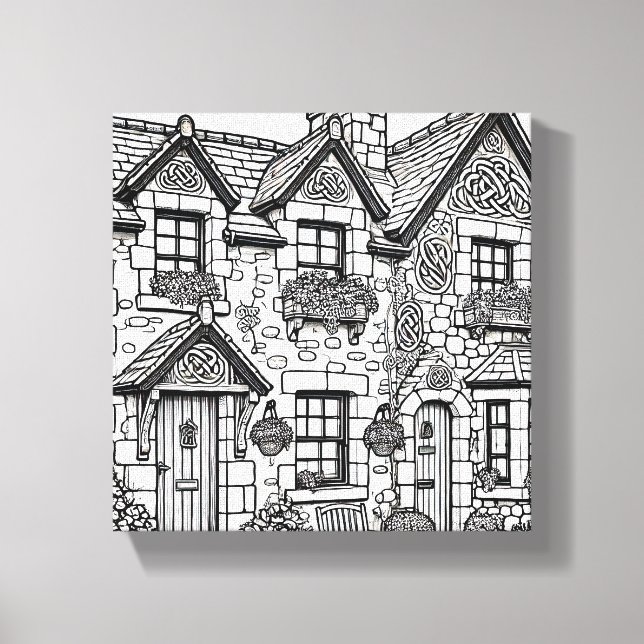 Terrace House #45 Canvastryck (Framsida)