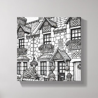 Terrace House #46 Canvastryck