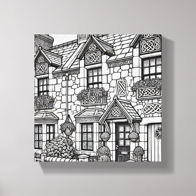 Terrace House #46 Canvastryck (Framsida)