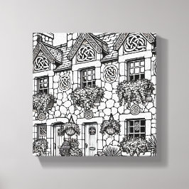 Terrace House #47 Canvastryck