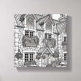 Terrace House #48 Canvastryck