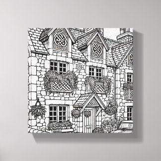 Terrace House #48 Canvastryck