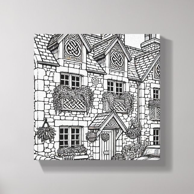 Terrace House #48 Canvastryck (Framsida)