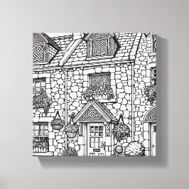 Terrace House #49 Canvastryck