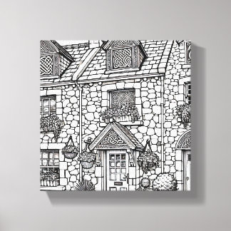 Terrace House #49 Canvastryck