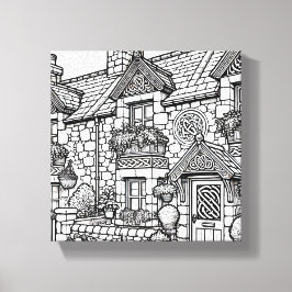 Terrace House #50 Canvastryck