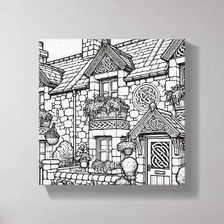 Terrace House #50 Canvastryck