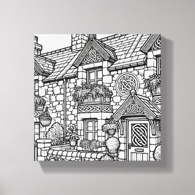 Terrace House #50 Canvastryck (Framsida)