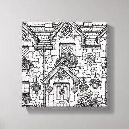 Terrace House #7 Canvastryck