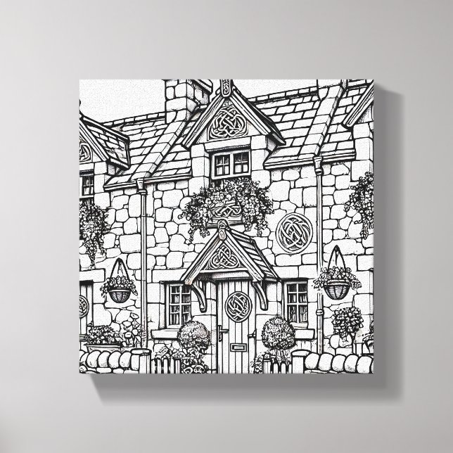 Terrace House #9 Canvastryck (Framsida)