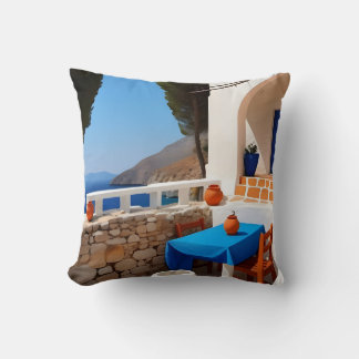 Terrace i Medelhavet Kudde