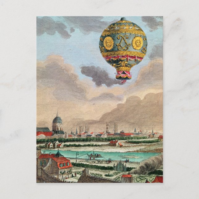 Terrace mot monsieur Franklin i Passy Vykort (Framsida)