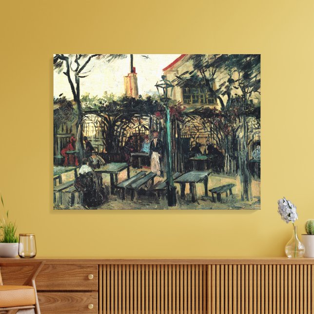 Terrace of a Cafe, Montmartre av Vincent van Gogh Canvastryck (Insitu (Vardagsrum))