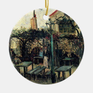 Terrace of a Cafe, Montmartre av Vincent van Gogh Julgransprydnad Keramik