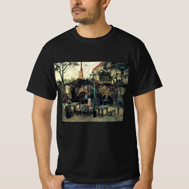 Terrace of a Cafe, Montmartre av Vincent van Gogh T Shirt (Framsida)