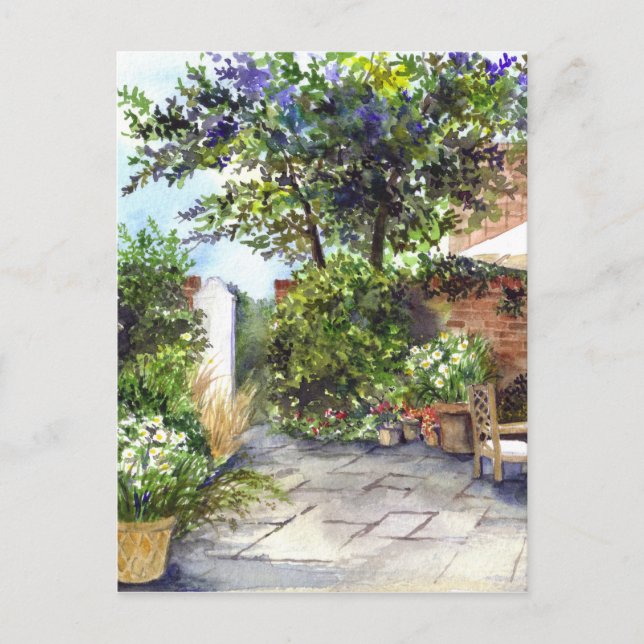 Terrace of The Manor House, York Vykort (Framsida)