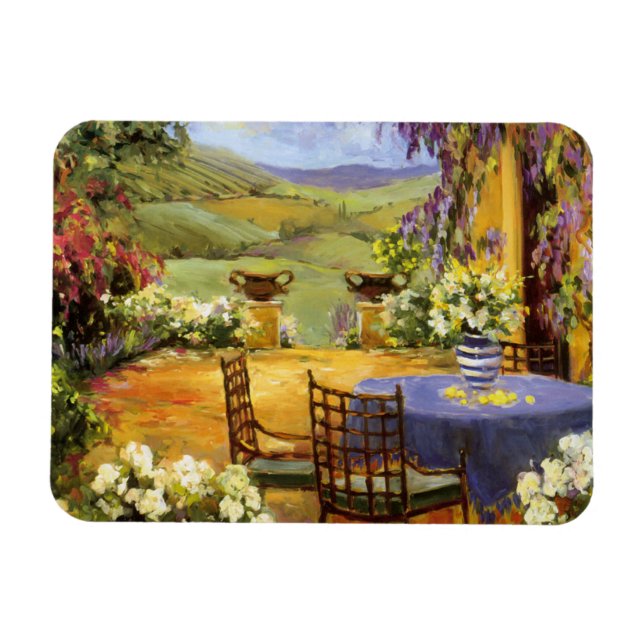 Terrace på landsbygden magnet (Horisontell)