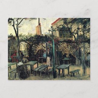 Terrace på Montmartre La Guinguette av van Gogh Vykort