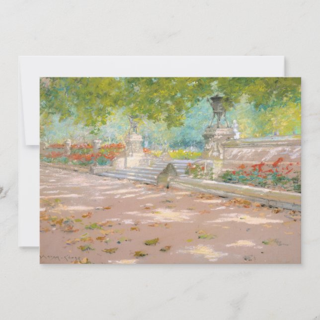 Terrace, Prospect Park | William Merritt Chase (Framsida)