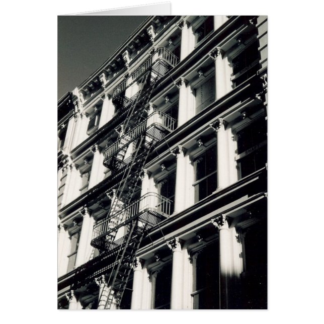 Terrace trappor hälsningskort (Framsidan)