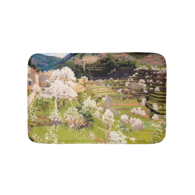 Terraced Garden in Mallorca (av Santiago Rusiñol) Badrumsmatta (Framsidan)