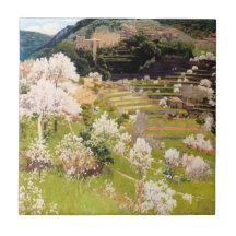 Terraced Garden in Mallorca (av Santiago Rusiñol)