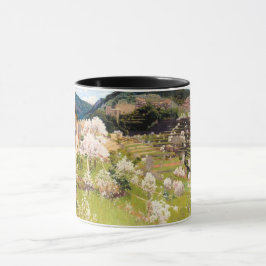 Terraced Garden in Mallorca (av Santiago Rusiñol) Mugg