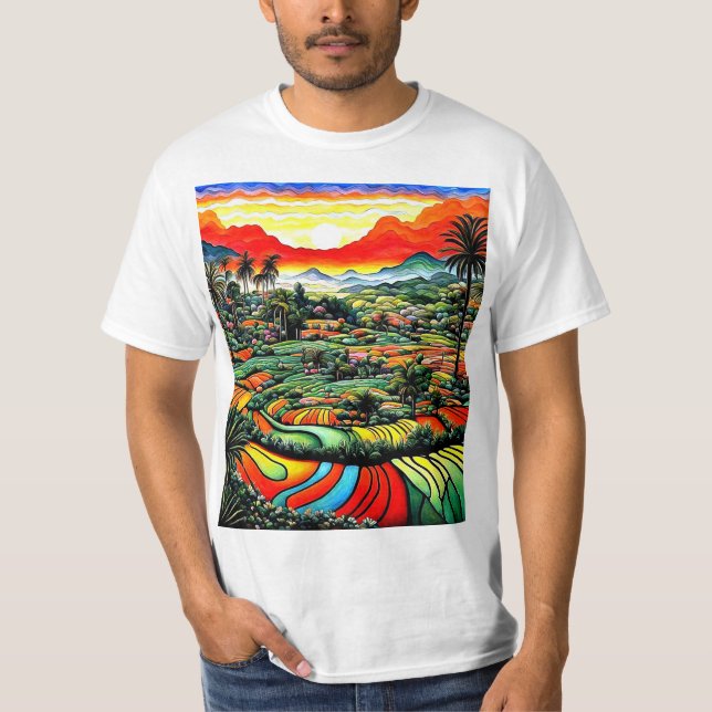 Terraced liggande 4 t shirt (Framsida)