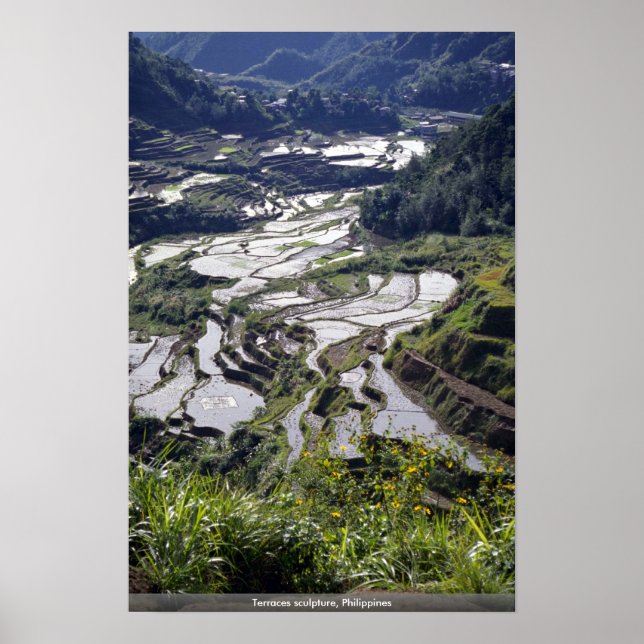 Terraces sculpture, Filippinerna Poster (Framsidan)