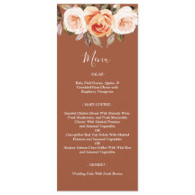 Terracott Boho Fall Blommigt Bröllop