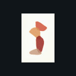 Terracotta Abstrakt Boho Canvastryck<br><div class="desc">Om du väljer en chic och boho-inredingsdesign med en terracotta och bränd orange kan det här kanvastrycket för abstrakt vara perfekt för ditt hem.</div>