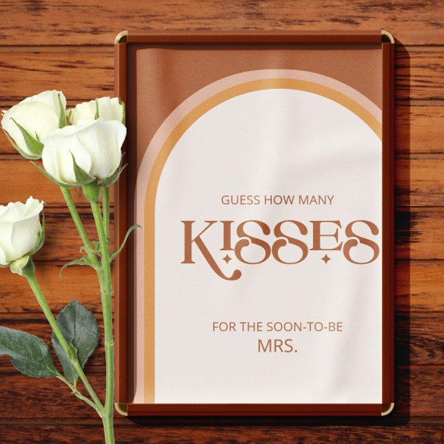 Terracotta Arch gissar hur många kysser möhippa sp Poster (Skapare uppladdad)