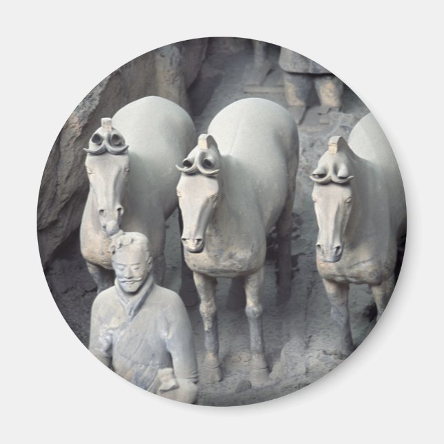 Terracotta-arméns krigare magnet (Framsidan)