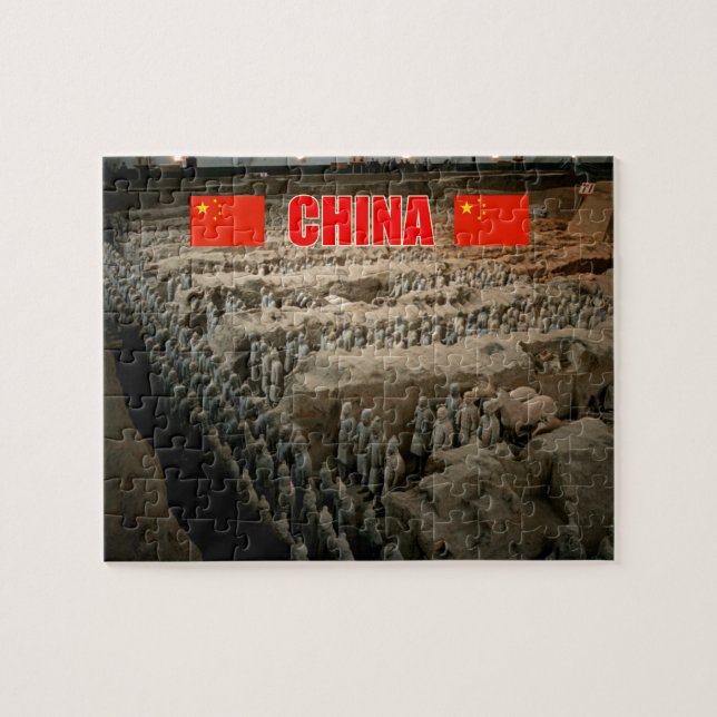 Terracotta Army China - Pro Photo Pussel (Horisontell)