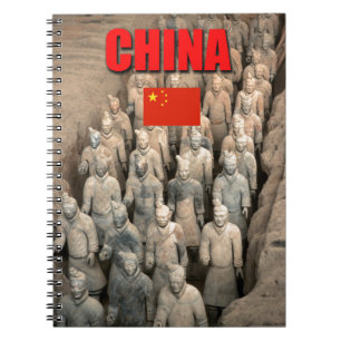 Terracotta Army China - Professionell Photo Anteckningsbok