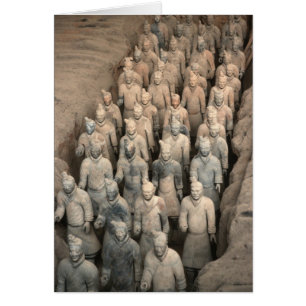 Terracotta Army Hälsningskort
