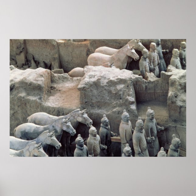 Terracotta Army, Qin Dynasty, 210 BC Poster (Framsidan)