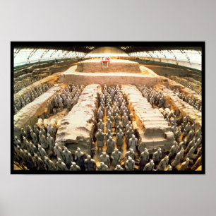 Terracotta Army, Qin Dynasty, 210 BC Poster