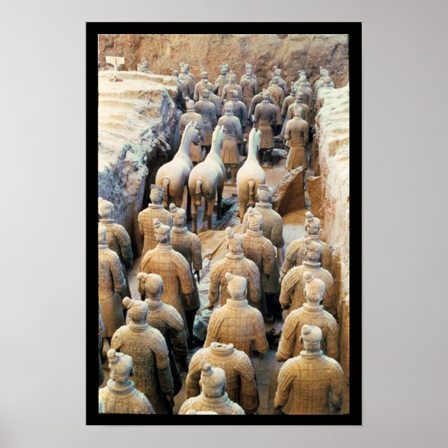 Terracotta Army, Qin Dynasty, 210 BC Poster (Framsidan)