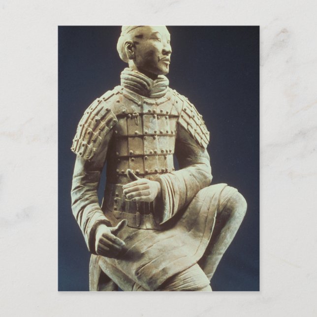 Terracotta Army, Qin Dynasty, 210 BC Vykort (Framsida)