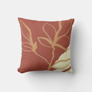 Terracotta Artistic Watercolor Löv Design Thart P Kudde