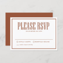 Terracotta ät, drick och gift dig bröllop