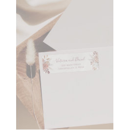 Terracotta Blommigt Boho Fall Wedding Gift Registr Tilläggskort