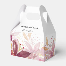 Terracotta Blommigt Elegant Presentaskar