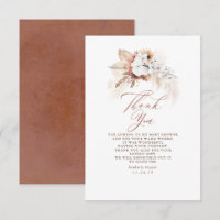 Terracotta Blommigt Modern Boho Tack