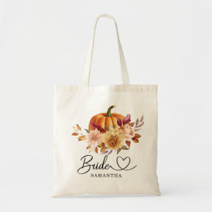 Terracotta Blommigt Pumpkin Bride Tygkasse