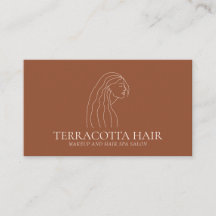 Terracotta Blush Woman Feminint Hår Salong