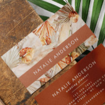 Terracotta Bohemian elegant modern pampasgräs Bu