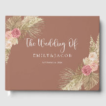 Terracotta Boho Blommigt Bröllop