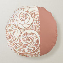 Terracotta Botanical Swirl